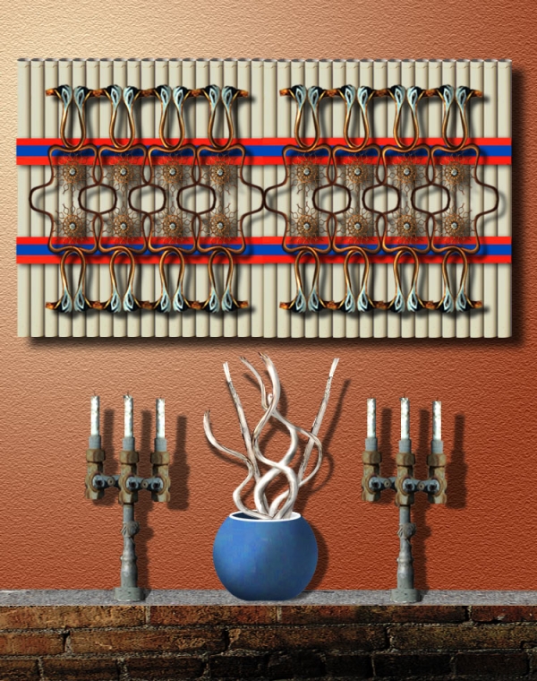 Creation of Recycled Metal Wall Decoration: Step 13